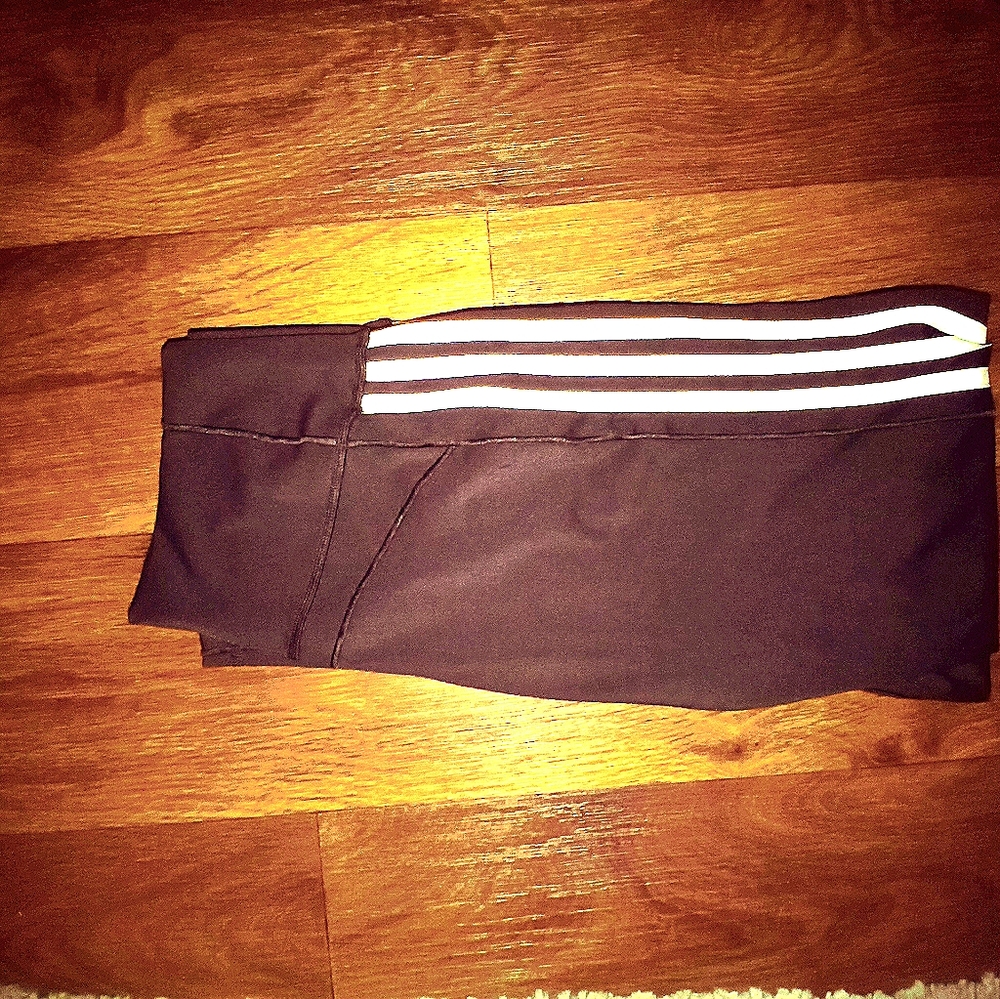 Adidas stretch pants low rise. M